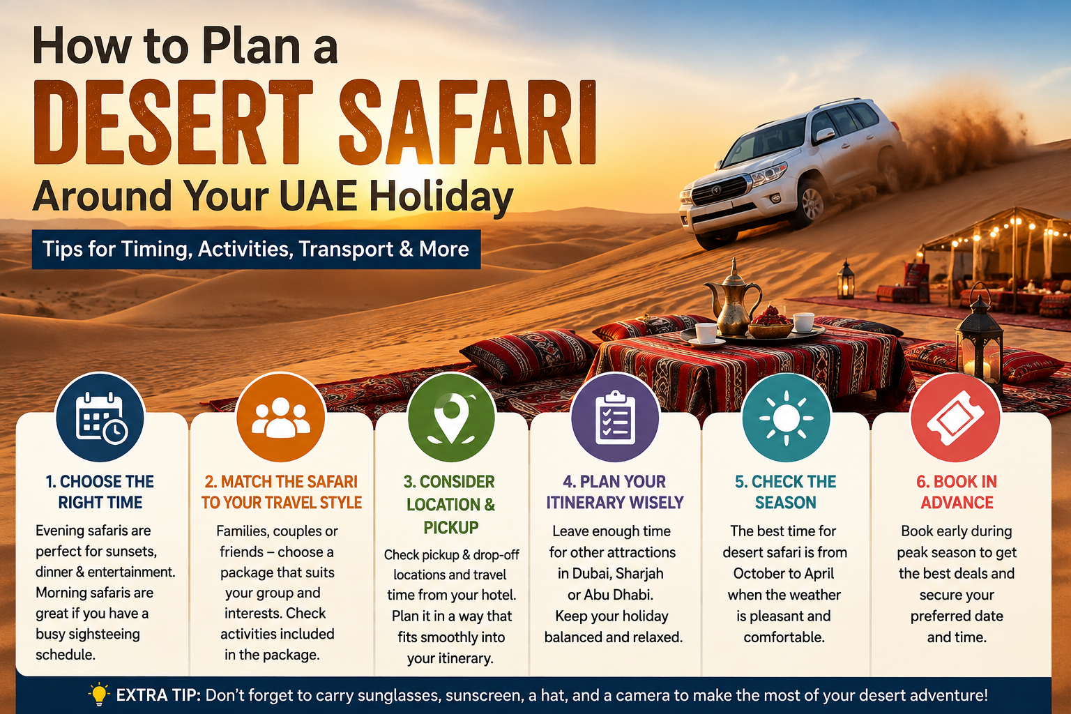 How to plan a desert safari around your UAE holiday