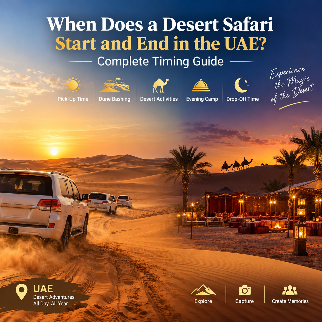 When Does a Desert Safari Start and End in the UAE?